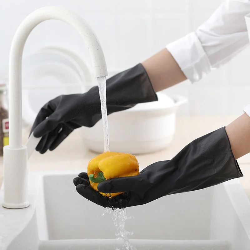 Commercial Kitchen Gloves - 1 Pasang Sarung Tangan Hitam Sarung