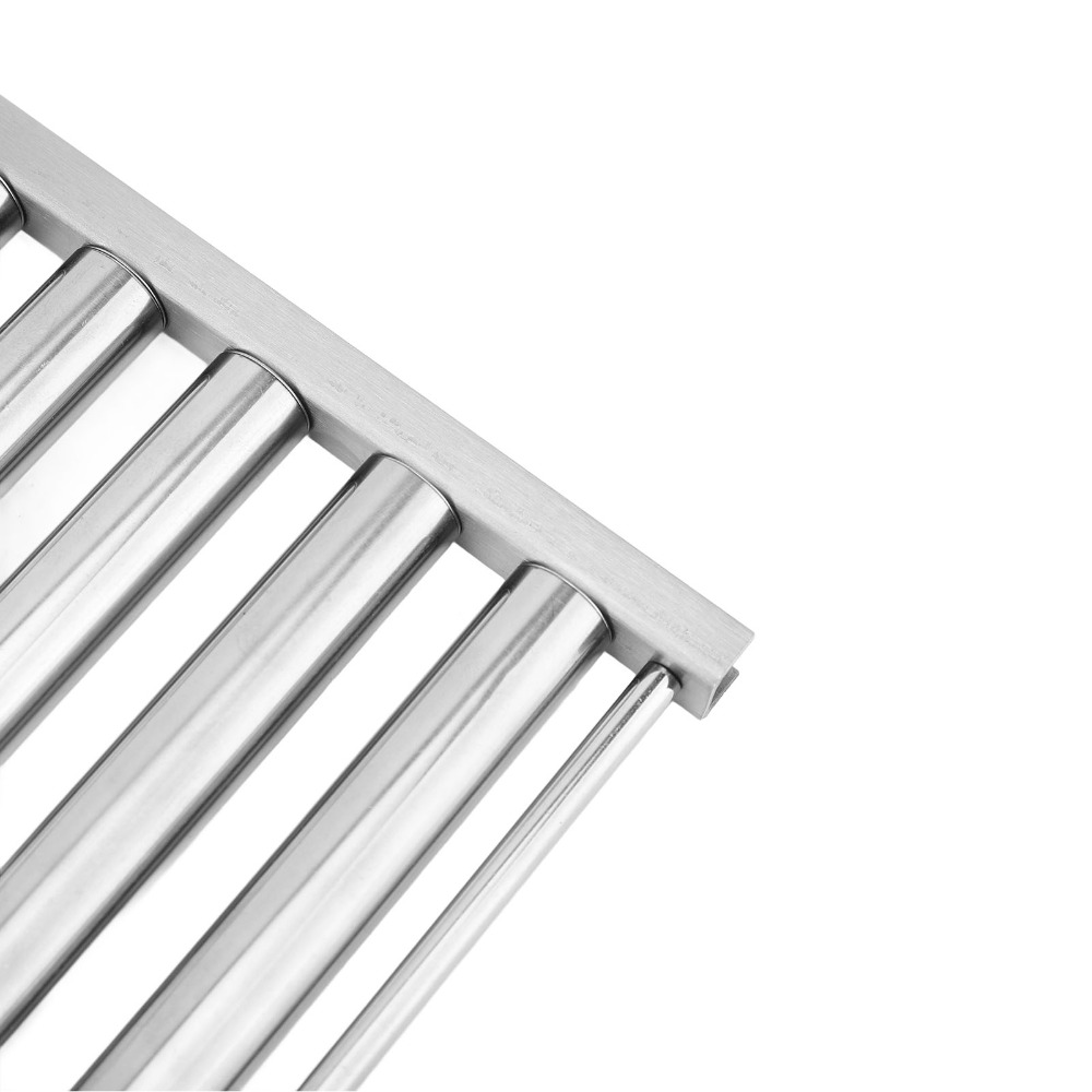Hot Dog Roller Grill - Rak Penggulung Sosis Stainless Steel Perak