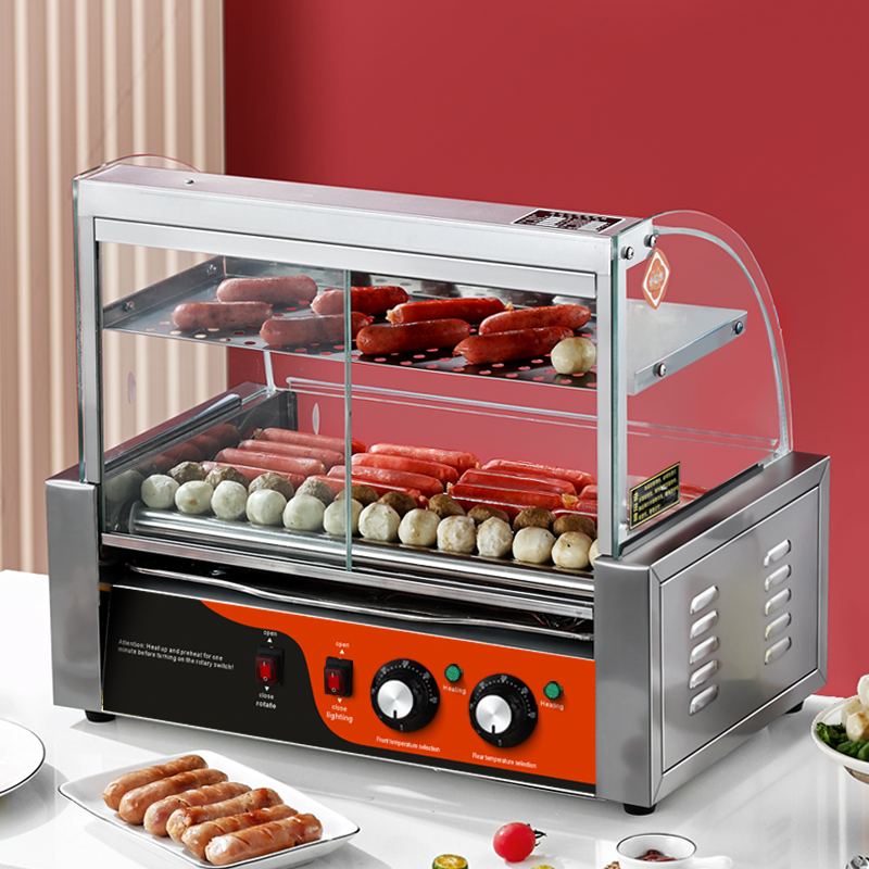 Hot Dog Roller Grill - Pemanggang Hot Dog dan Sosis Listrik