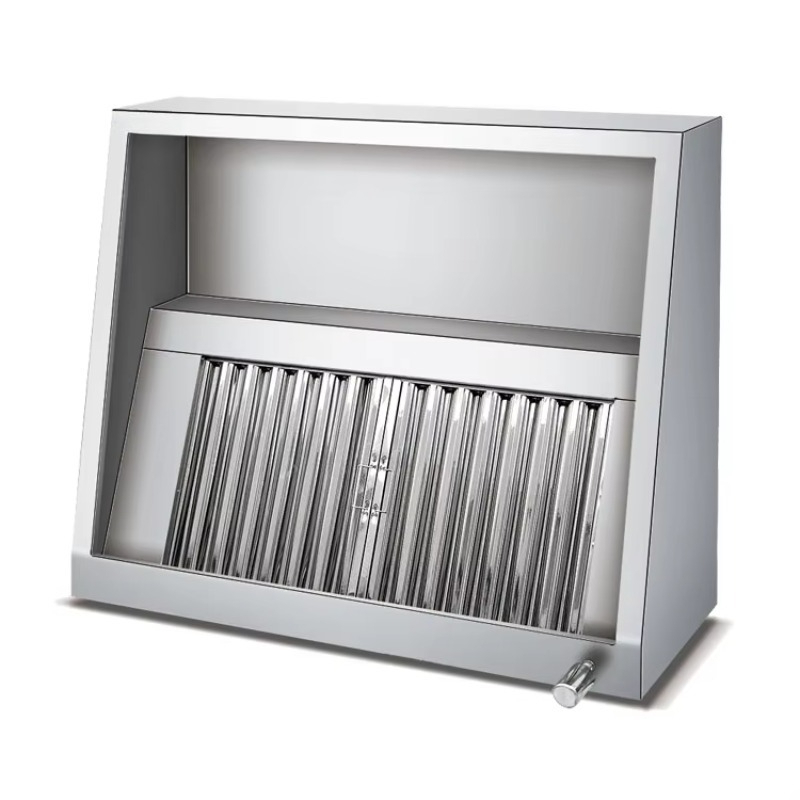 Commercial Kitchen Exhaust Hood - Hood Exhaust Dapur Stainless Steel Komersial
