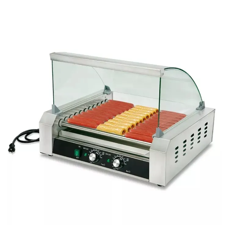 Hot Dog Roller Grill - Mesin Pembuat Hot Dog 11 Roller