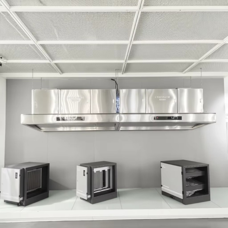 Commercial Kitchen Exhaust Hood - Penghisap Asap Dapur Komersial yang Dapat