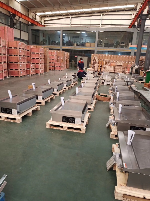 Electric Griddle Flat Top - Griddle Komersial 36 Inci 3 Tungku,