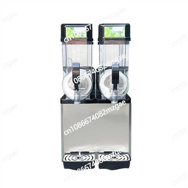 Slushy Machine - Mesin Smoothie 2 Tangki 15L Pembuat