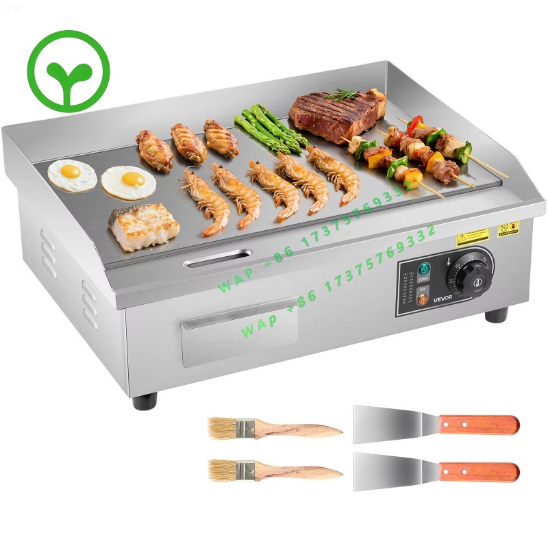 Electric Griddle Flat Top - 【Premium】Pemanggang Listrik Komersial SucceBuy 50-300 °