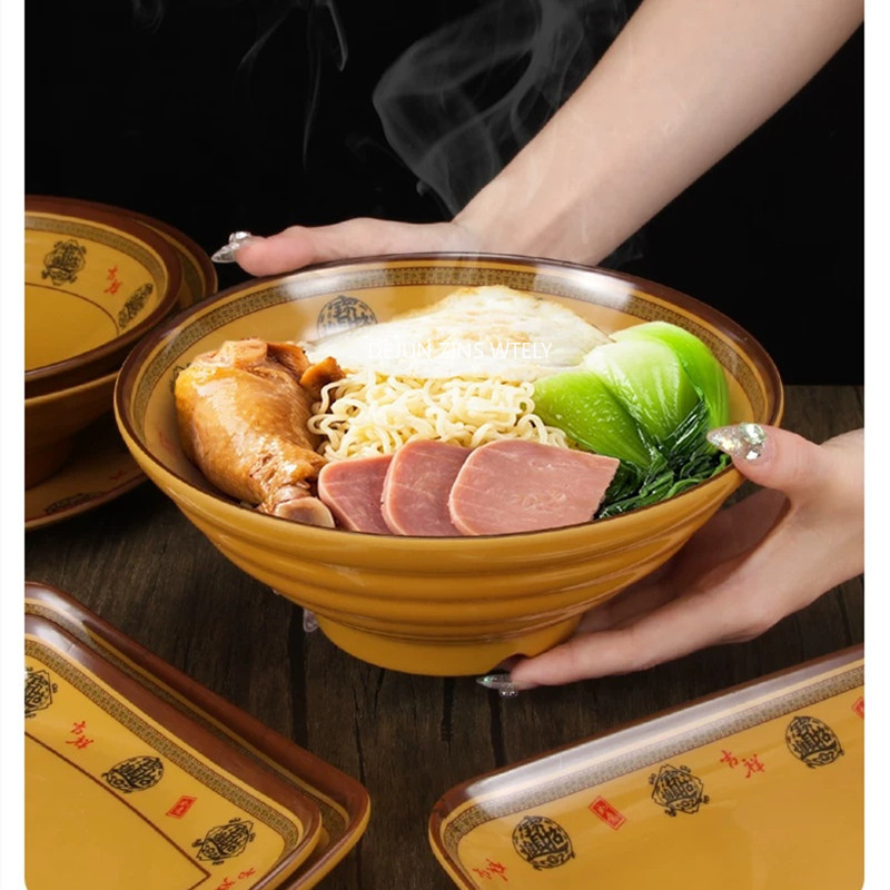 Commercial Kitchen Accessories - 1 Buah Mangkuk Ramen Plastik Ukuran