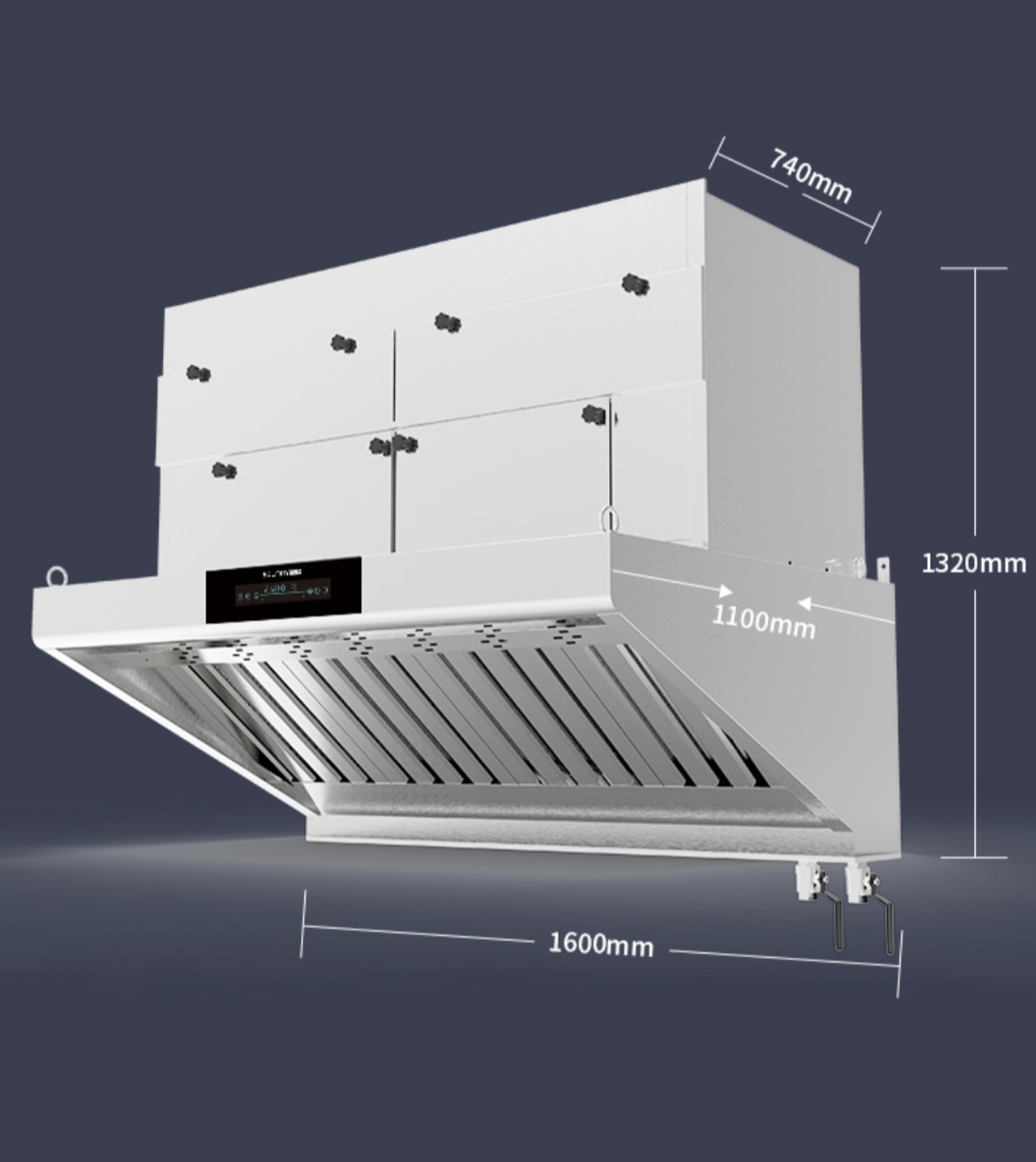Commercial Kitchen Exhaust Hood - Penghisap Asap Dapur Tanpa Saluran dengan