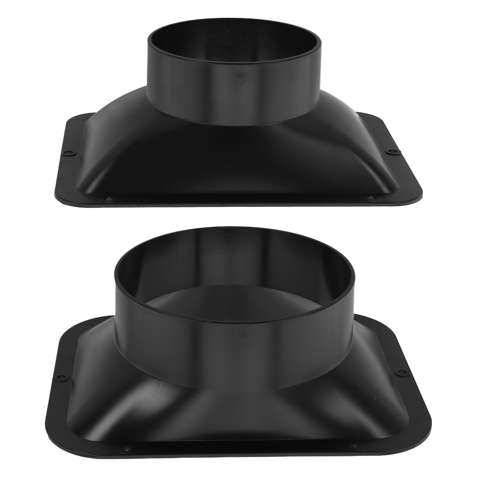 Commercial Kitchen Exhaust Hood - Konektor Ventilasi Dinding 100/150mm, Adaptor Selang