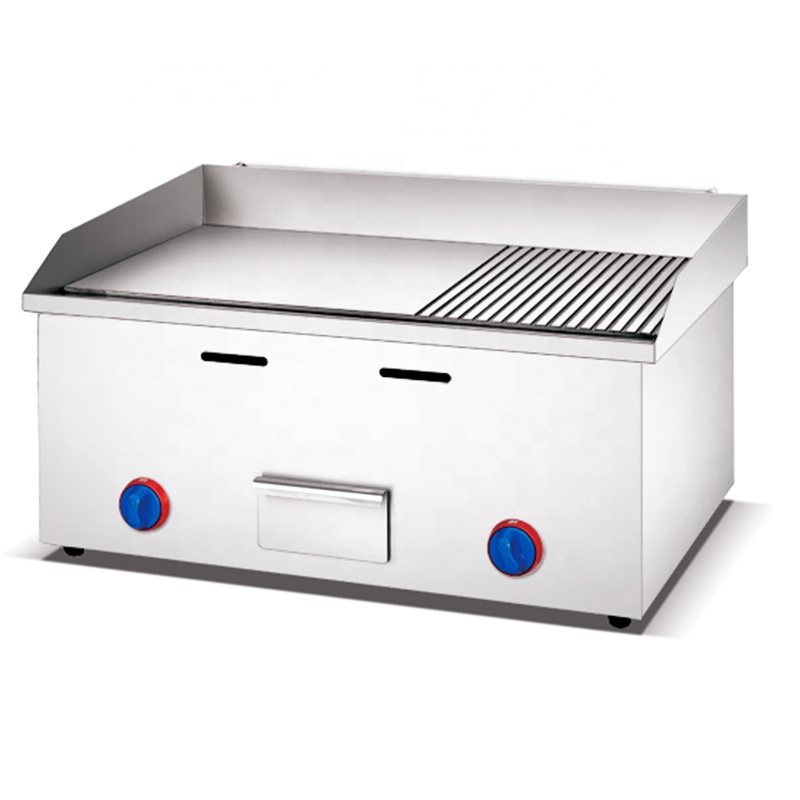 Electric Griddle Flat Top - Meja Panggangan Listrik Komersial Stainless Steel