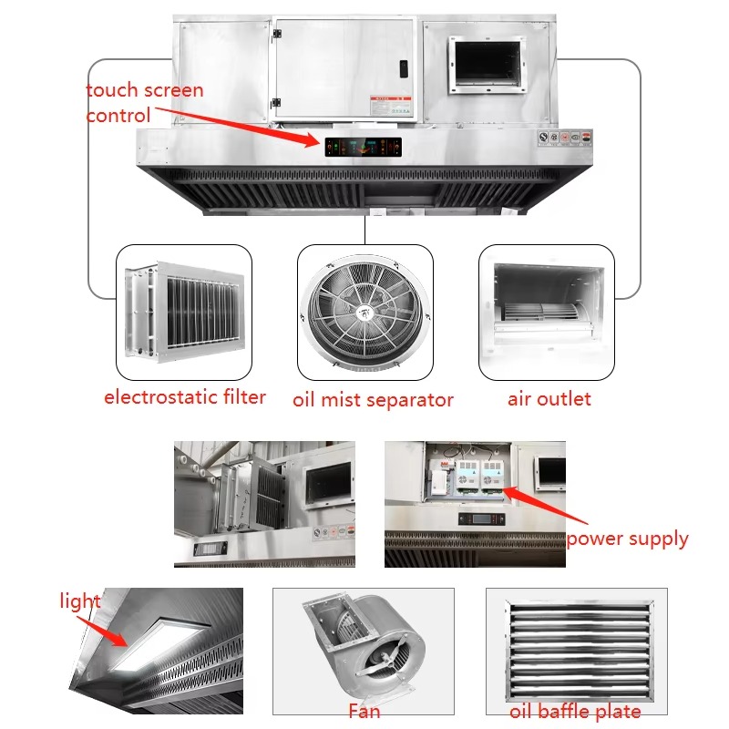 Penghisap Asap Dapur Restoran  - Commercial Kitchen Chimney ulasan dan harga