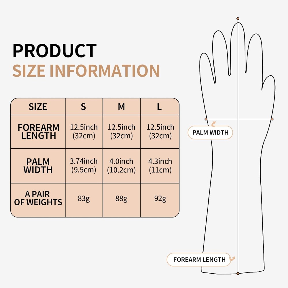 Sarung Tangan Karet Pencuci Pi - Commercial Kitchen Gloves ulasan dan harga