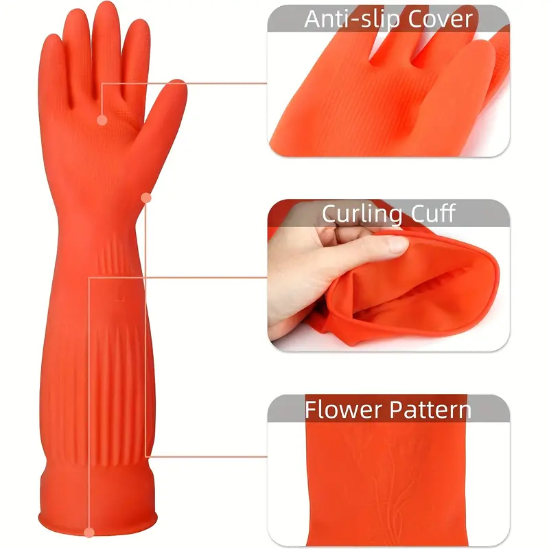 1 Pasang Sarung Tangan Silikon - Commercial Kitchen Gloves ulasan dan harga