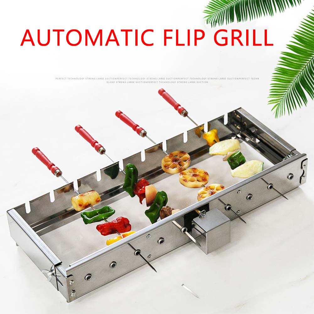 Tusukan pemanggang baja tahan  - Hot Dog Roller Grill ulasan dan harga