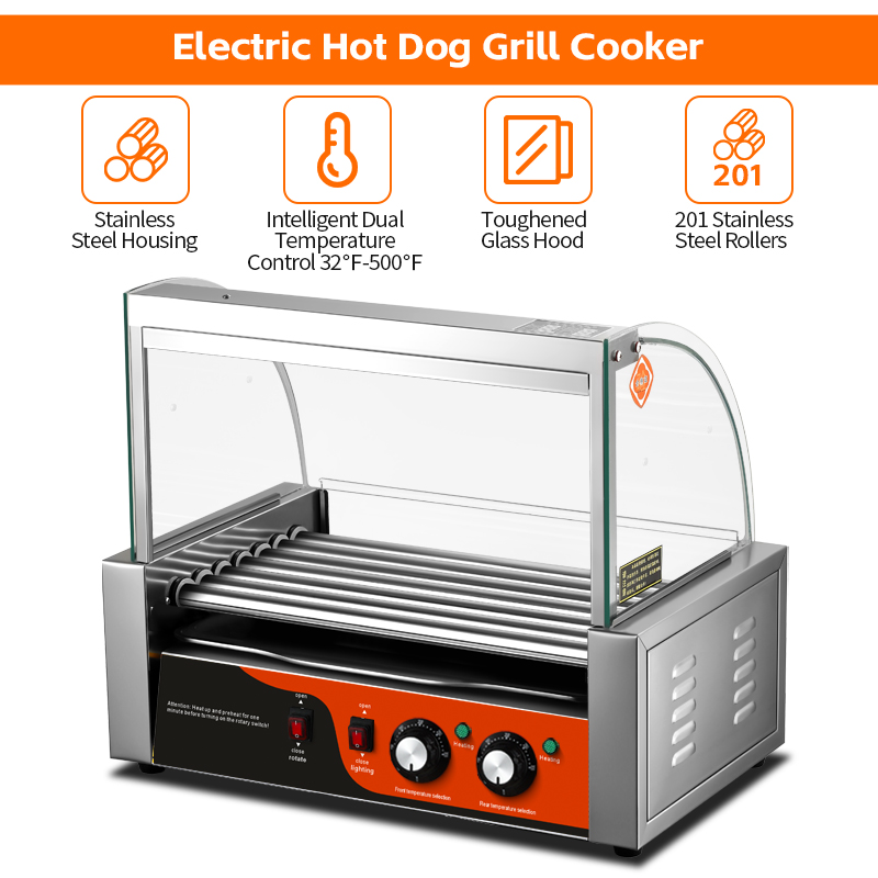 Pemanggang Hot Dog dan Sosis L - Hot Dog Roller Grill ulasan dan harga