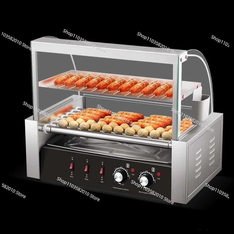 Pemanggang Hot Dog Komersial,  - Hot Dog Roller Grill ulasan dan harga