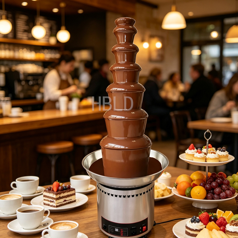 Mesin Air Mancur Cokelat Listr - Chocolate Fountain Commercial ulasan dan harga