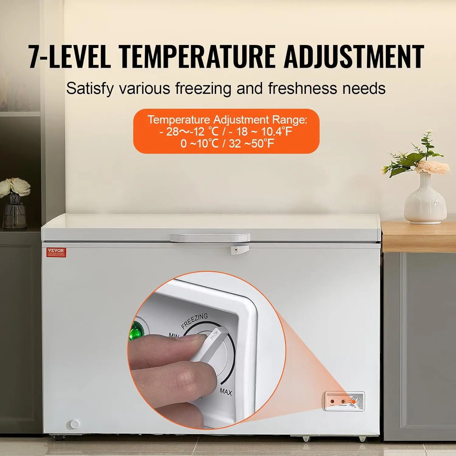 Freezer Dada, 12.8 Cu.ft / 345 - Commercial Chest Freezer ulasan dan harga