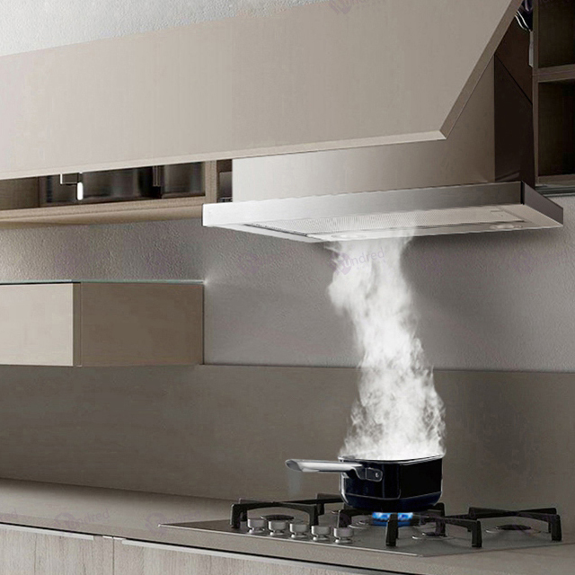 Penghisap Asap Dapur Terintegr - Commercial Kitchen Chimney ulasan dan harga
