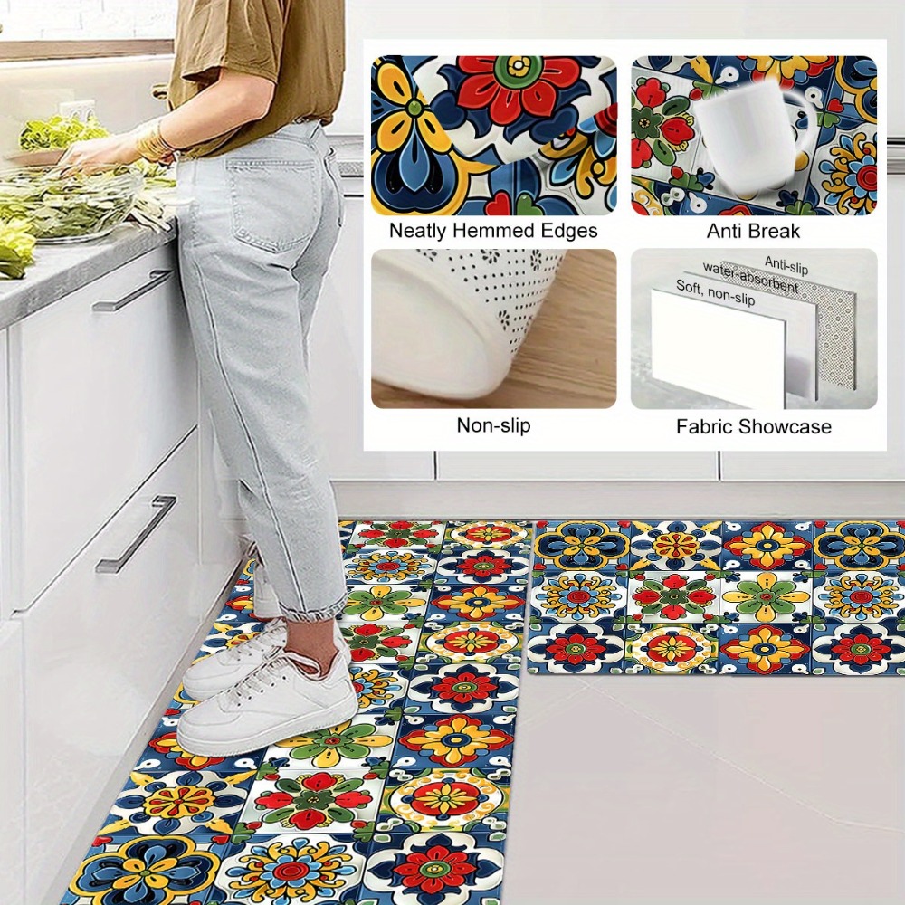 Karpet Ubin Mediterania, Alas  - Commercial Kitchen Tile Flooring ulasan dan harga