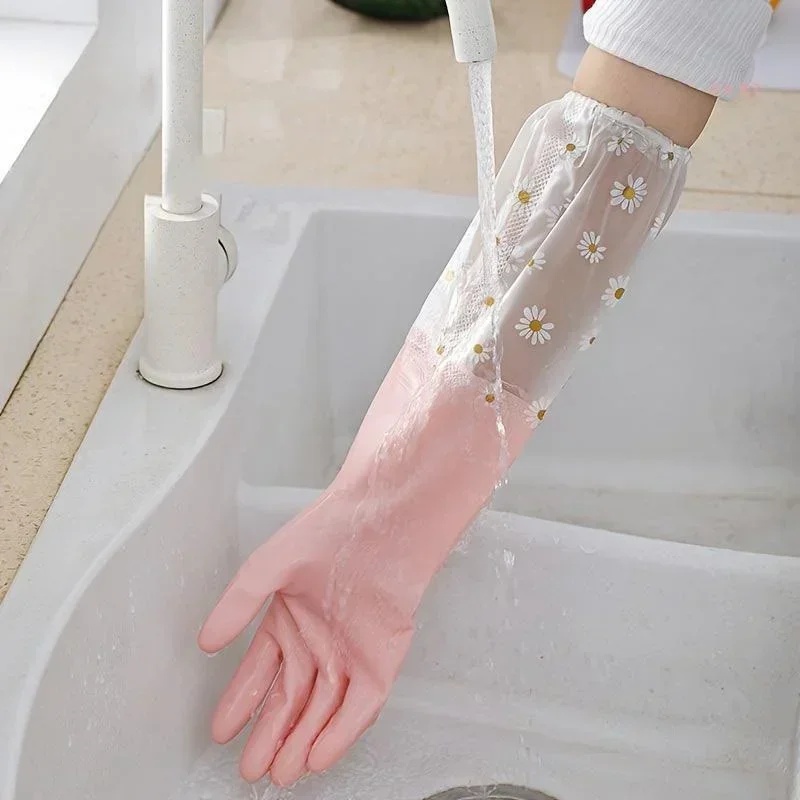 Sarung Tangan Karet Lengan Pan - Commercial Kitchen Gloves ulasan dan harga