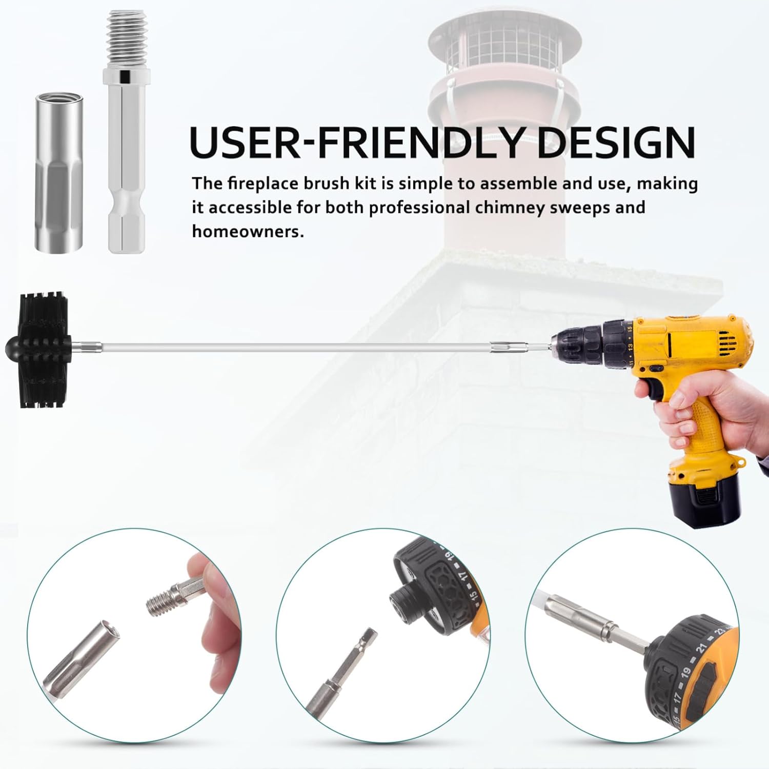 Kit Sikat Cerobong Asap Fleksi - Commercial Kitchen Cleaning ulasan dan harga