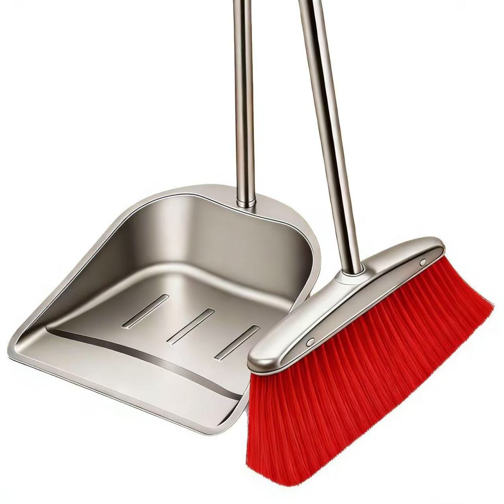 Set Sapu dan Pengki Stainless  - Commercial Kitchen Broom ulasan dan harga