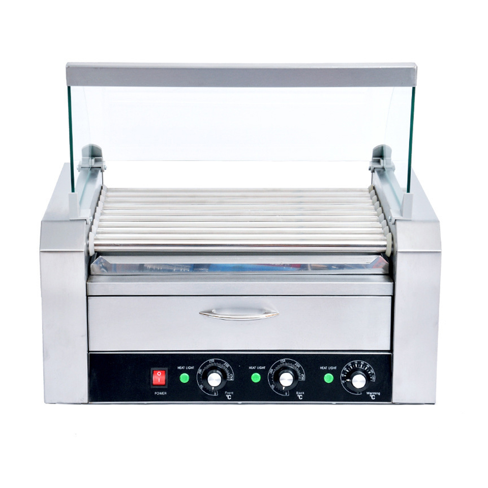 HHD09A Pemanggang Hotdog Komer - Hot Dog Roller Grill ulasan dan harga