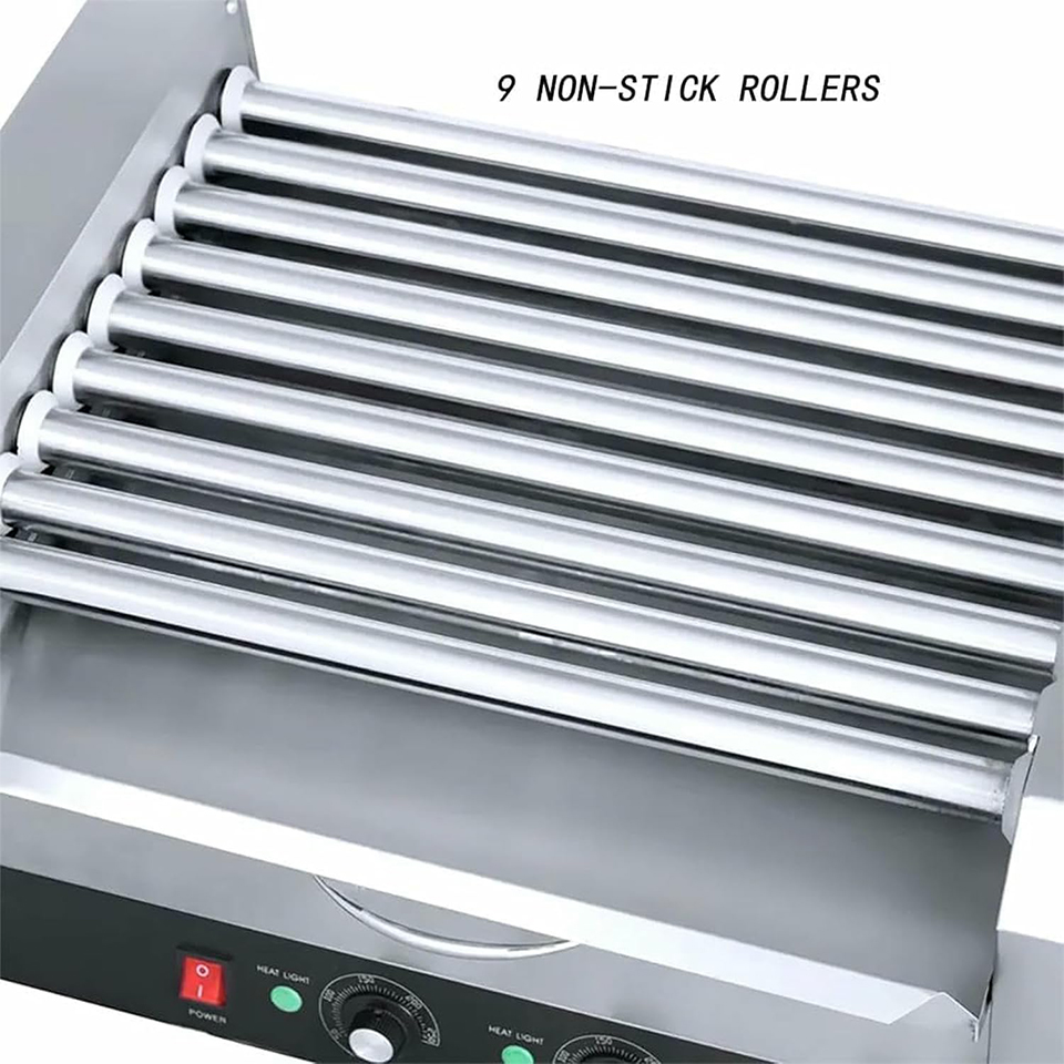 HHD09A Pemanggang Hotdog Komer - Hot Dog Roller Grill ulasan dan harga