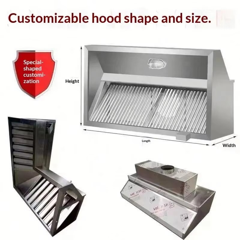 Penghisap Asap Dapur Kombinasi - Commercial Kitchen Exhaust Hood ulasan dan harga