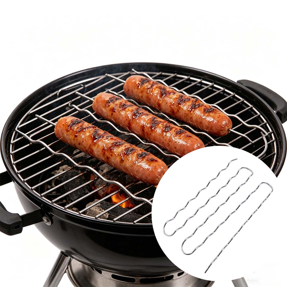 Rak Penggiling Sosis BBQ Baja  - Hot Dog Roller Grill ulasan dan harga