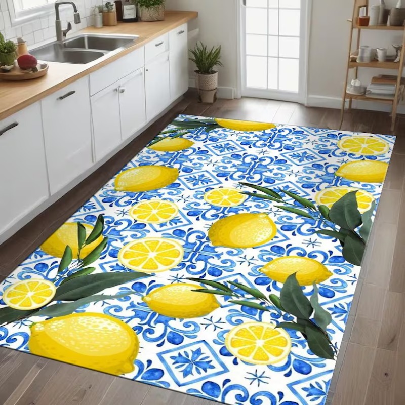 Karpet Ubin Lemon Mediterania  - Commercial Kitchen Tile Flooring ulasan dan harga