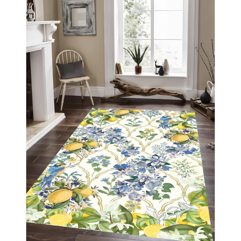 Karpet Ubin Lemon Mediterania  - Commercial Kitchen Tile Flooring ulasan dan harga