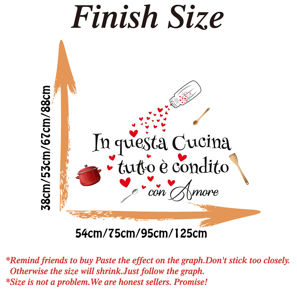 Stiker Dinding Bahasa Italia D - Commercial Kitchen Tiles ulasan dan harga