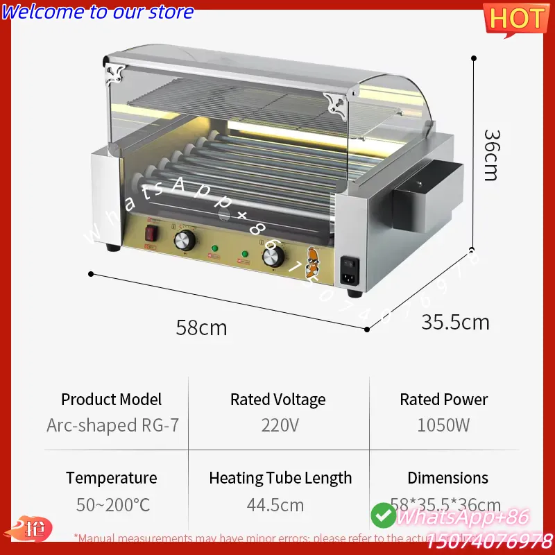 Mesin BBQ Kontrol Suhu 2026 Mo - Hot Dog Roller Grill ulasan dan harga