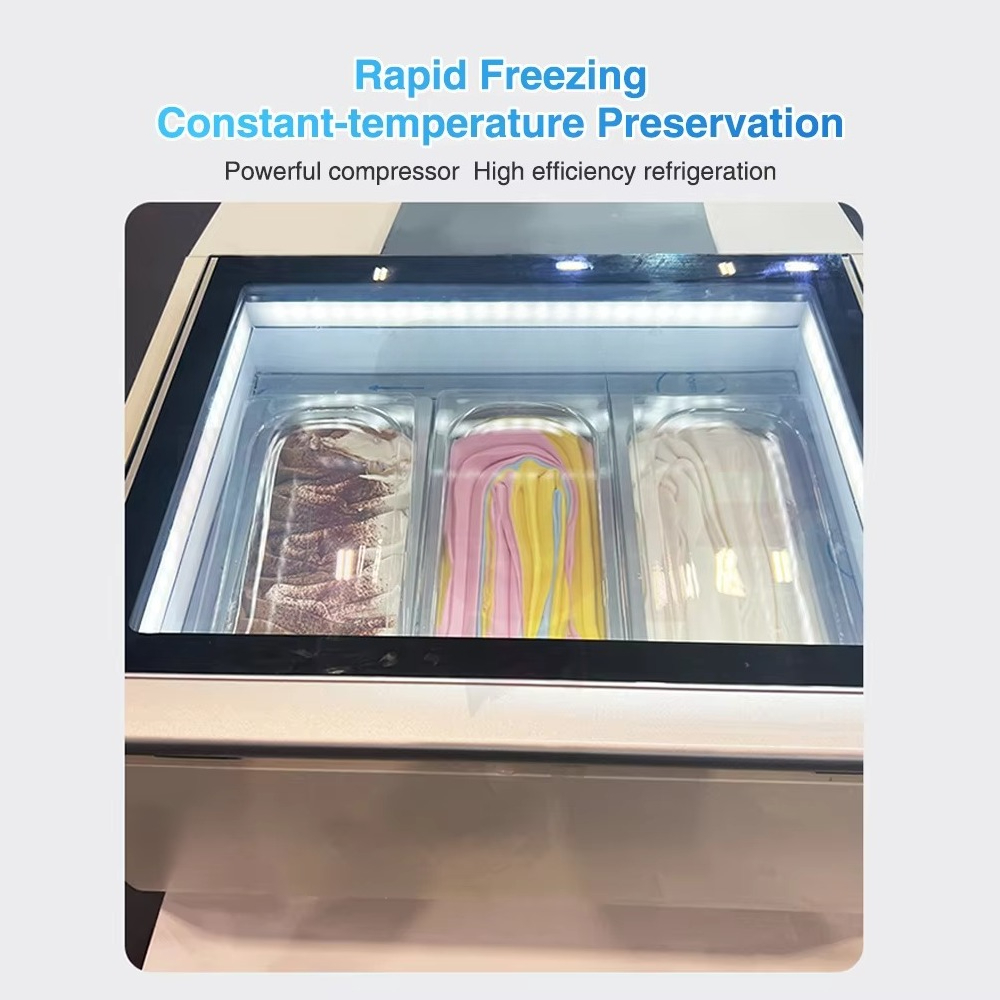 Lemari Pendingin Mini Kaca Kom - Commercial Chest Freezer ulasan dan harga