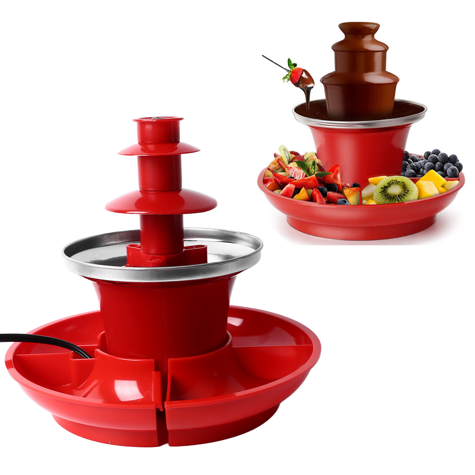 Air Mancur Saus Cokelat 3 Lapi - Chocolate Fountain Commercial ulasan dan harga