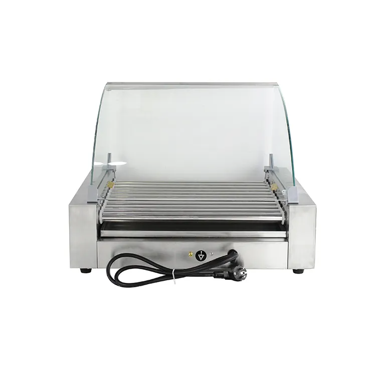 Mesin Pembuat Hot Dog 11 Rolle - Hot Dog Roller Grill ulasan dan harga