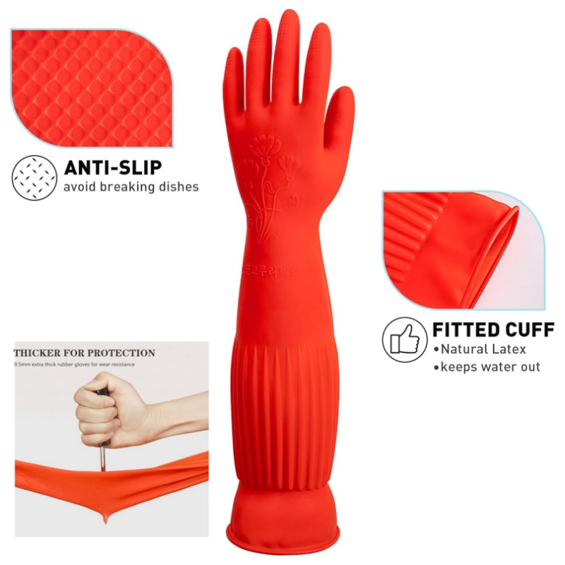 Sarung Tangan Pembersih Karet  - Commercial Kitchen Gloves ulasan dan harga