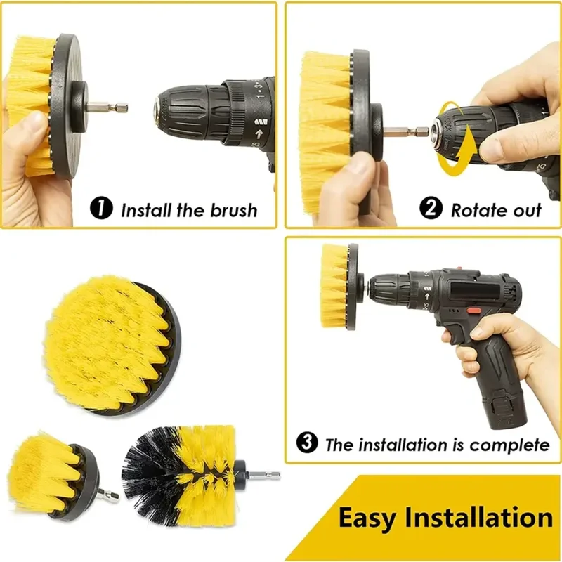 3 pcs/set set sikat bor alat p - Commercial Kitchen Cleaning ulasan dan harga