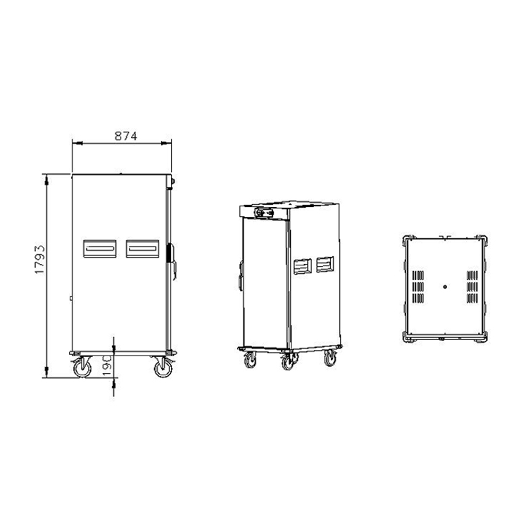 Lemari Pemanas Makanan Vertika - Commercial Kitchen Usa ulasan dan harga
