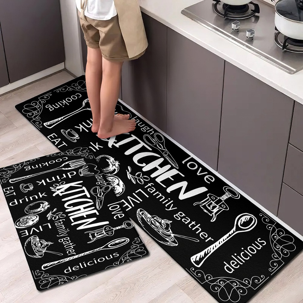 Karpet Motif Gambar Tangan 2PC - Commercial Kitchen Quotes ulasan dan harga