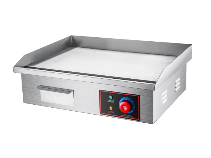 220V 1700W 818B Pemanggang Lis - Electric Griddle Flat Top ulasan dan harga