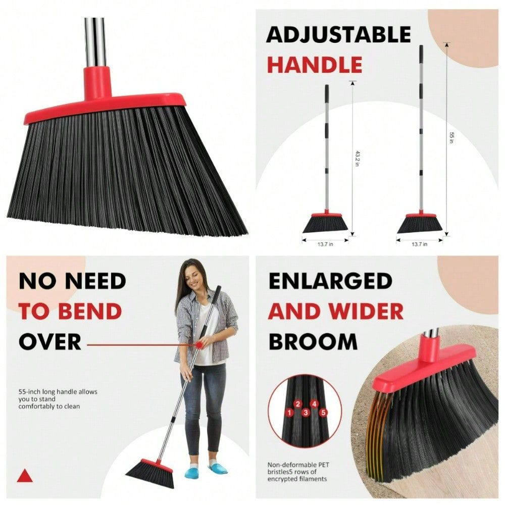Sapu Luar Ruangan Tahan Lama d - Commercial Kitchen Broom ulasan dan harga
