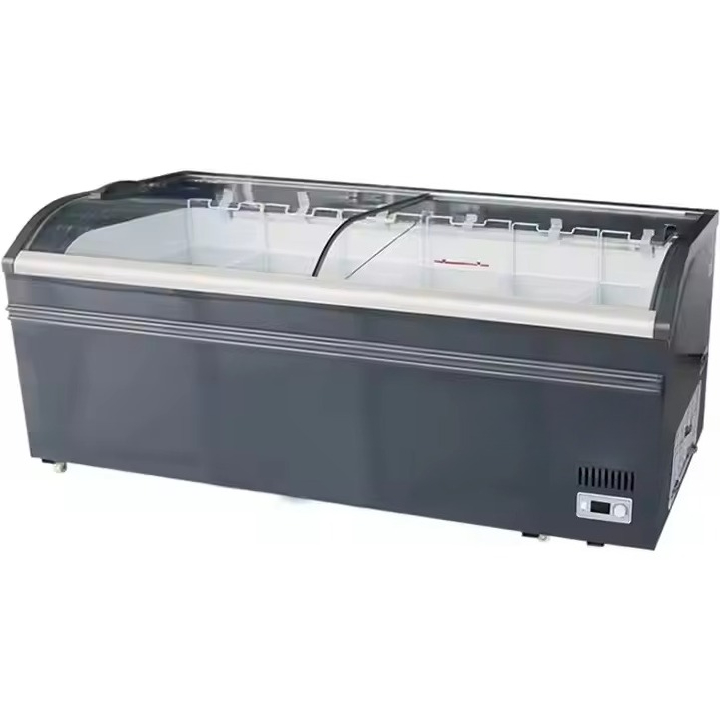 Lemari pendingin freezer displ - Commercial Chest Freezer ulasan dan harga