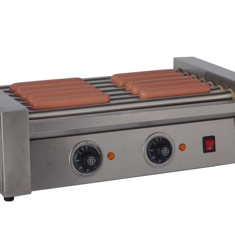 Mesin Pembuat Hot Dog Otomatis - Hot Dog Roller Grill ulasan dan harga