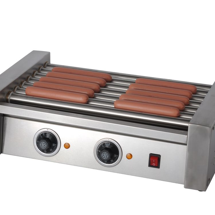 Mesin Pembuat Hot Dog Otomatis - Hot Dog Roller Grill ulasan dan harga