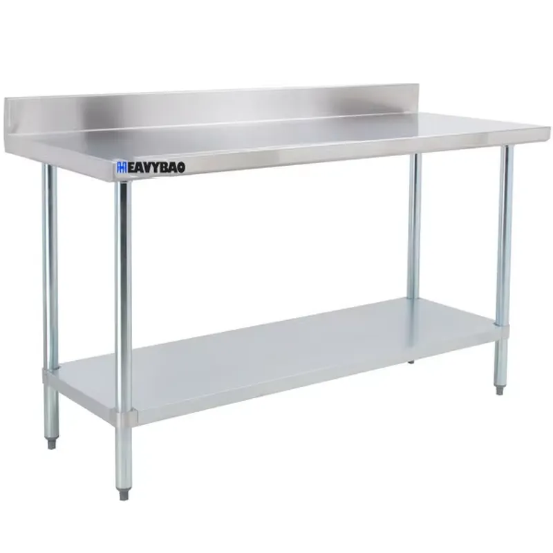 Meja Kerja Komersial Stainless - Commercial Kitchen Backsplash ulasan dan harga