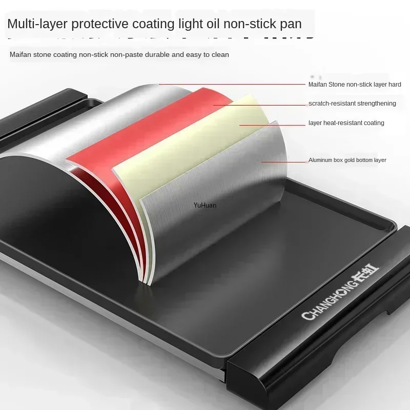 Panggangan listrik rumahan tan - Electric Griddle Flat Top ulasan dan harga