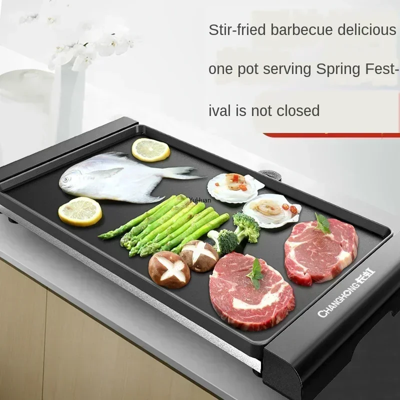Panggangan listrik rumahan tan - Electric Griddle Flat Top ulasan dan harga