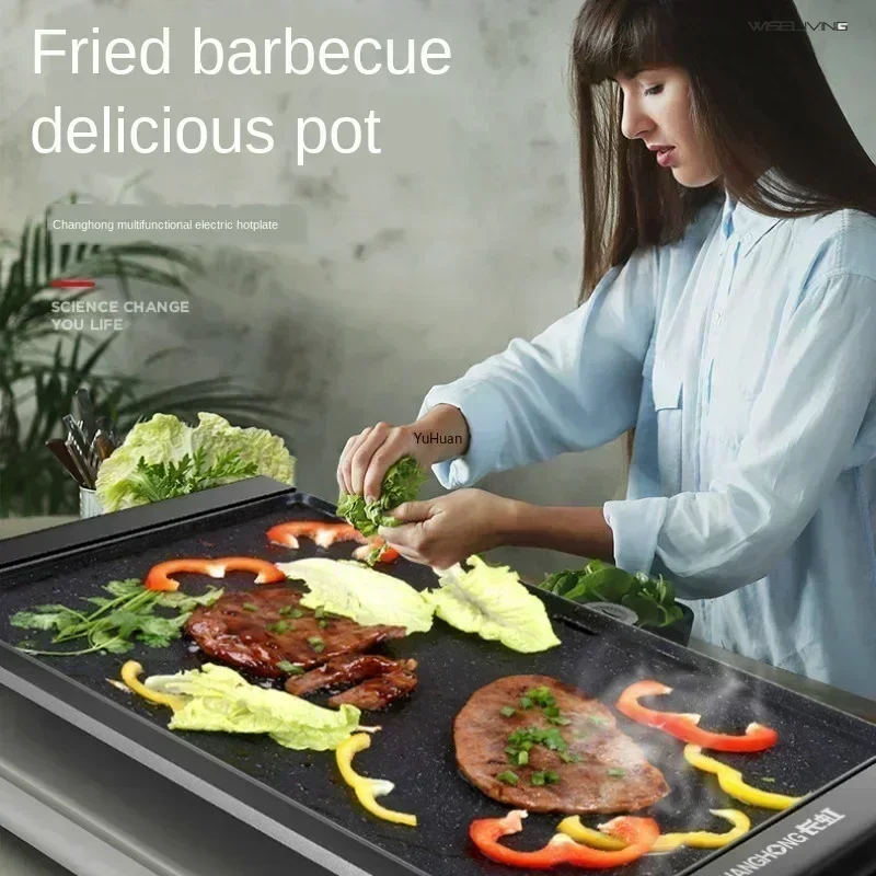 Panggangan listrik rumahan tan - Electric Griddle Flat Top ulasan dan harga